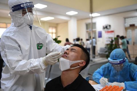 Coronavariante Vietnam: Test auf das Coronavirus