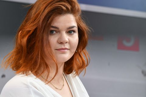 Die Autorin Sophie Passmann im Jahr 2019 auf der Buchmesse in Leipzig