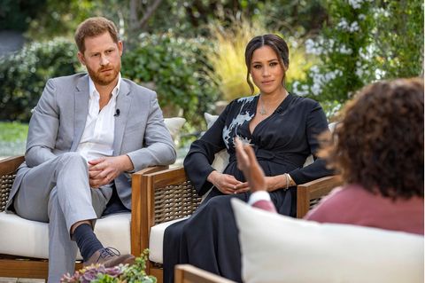 Prinz Harry und Herzogin Meghan bei ihrem Interview mit Oprah Winfrey