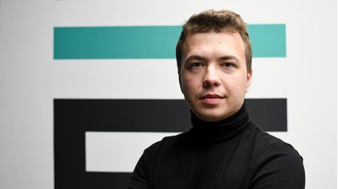 Der belarussische Journalist und Regierungskritiker Roman Protassewitsch