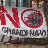 "Comitato No Grandi Navi":  Diese Vereinigung setzt sich seit Jahren für ein sofortiges Durchfahrverbot durch den Giudecca-Kanal für große Kreuzfahrtschiffe ein.