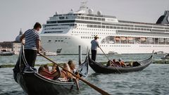 Auch in dieser Saison noch Alltag: David gegen Goliath auf dem Wasser der Lagunenstadt.