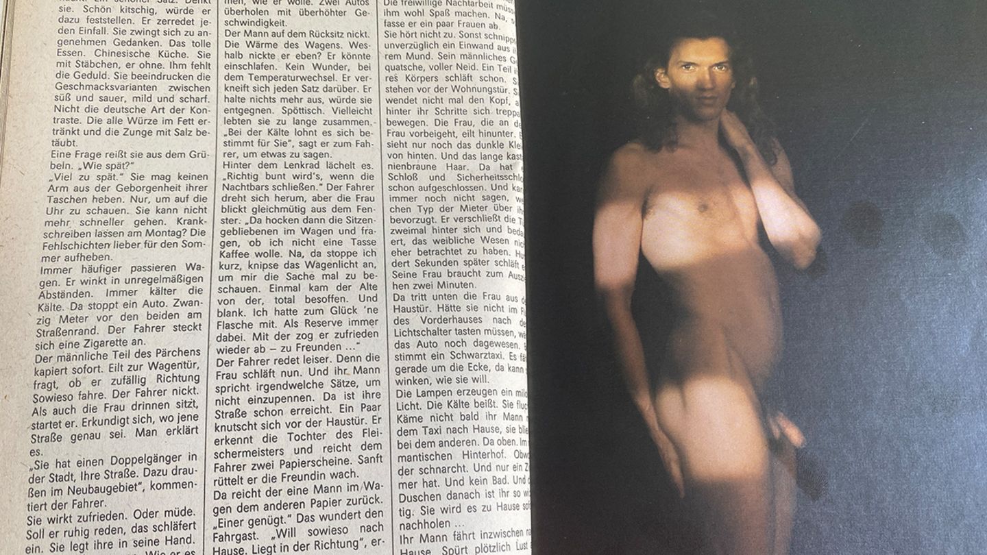 Aktfotografien von Frauen und Männern im DDR-Journal "Das Magazin".