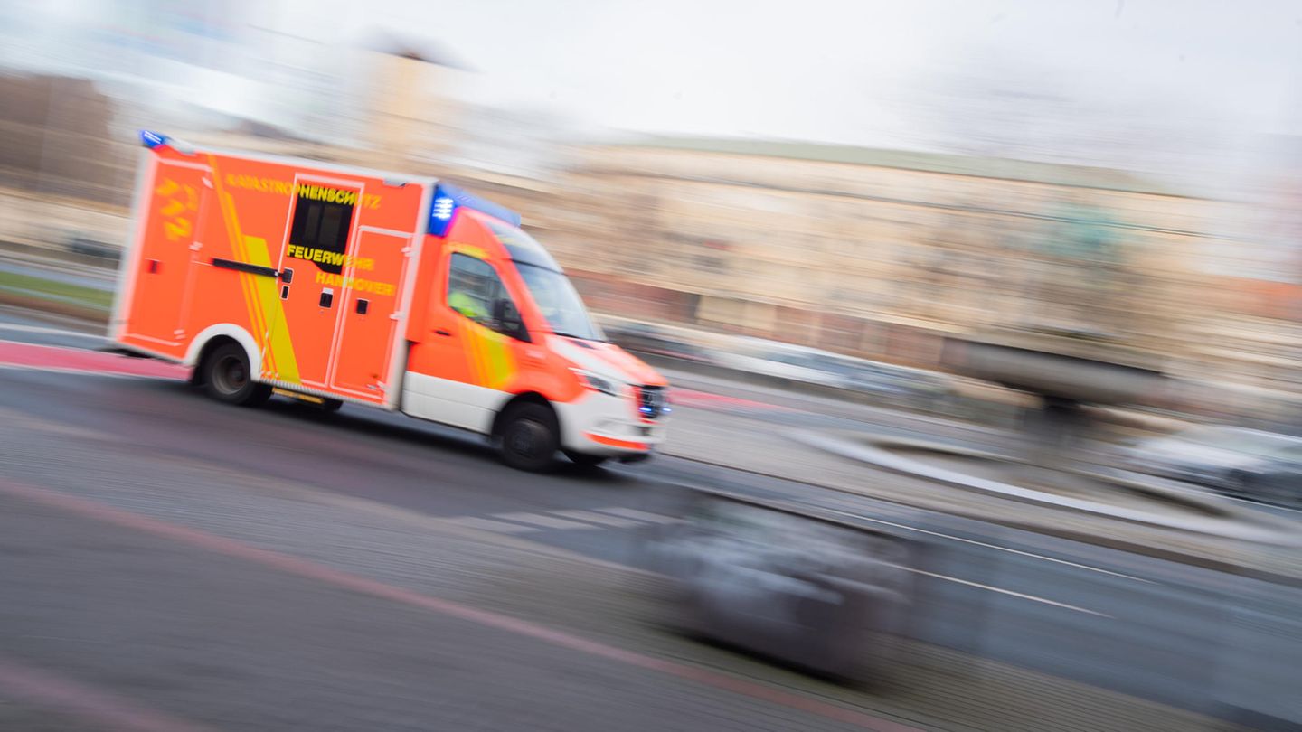 Ein Rettungswagen im Einsatz
