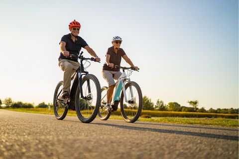 Auf dem Fahrrad fühlt sich das Leben leichter an