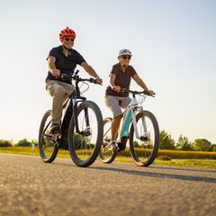 Auf dem Fahrrad fühlt sich das Leben leichter an