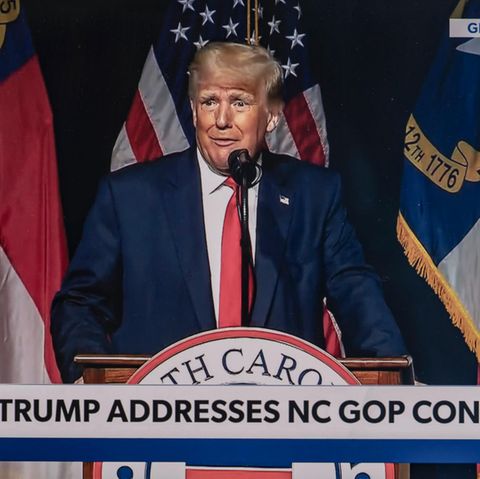 Donald Trump beim Parteitag der US-Republikaner in Greenville