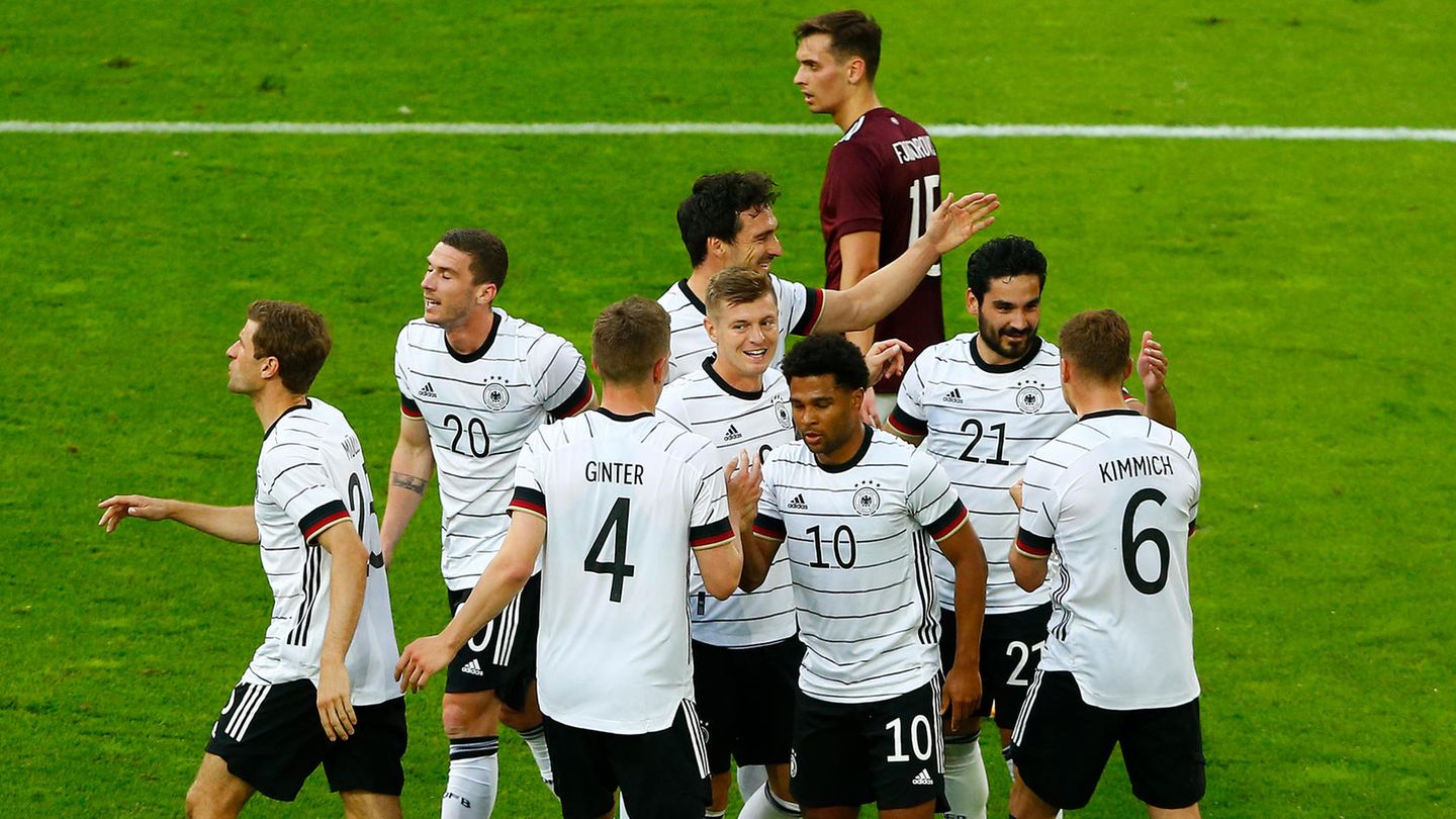 Die deutsche Elf war in Spiel- und Torlaune gegen Lettland