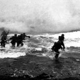 Das Foto einer Übung zeigt "Mad Jack" mit seinem Schwert.