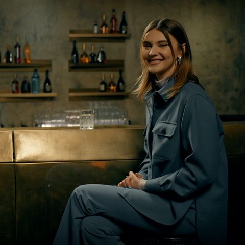 Model Stefanie Giesinger im "Bar-Talk" mit Markus Kavka