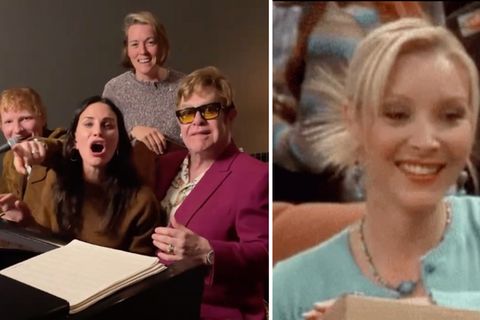 Ed Sheeran, Courteney Cox und Elton John performen Song für Lisa Kudrow