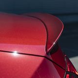 Der Heckspoiler sorgt für Abtrieb