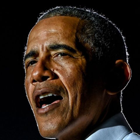 Die früheren US-Präsidenten Donald Trump (l.) und Barack Obama