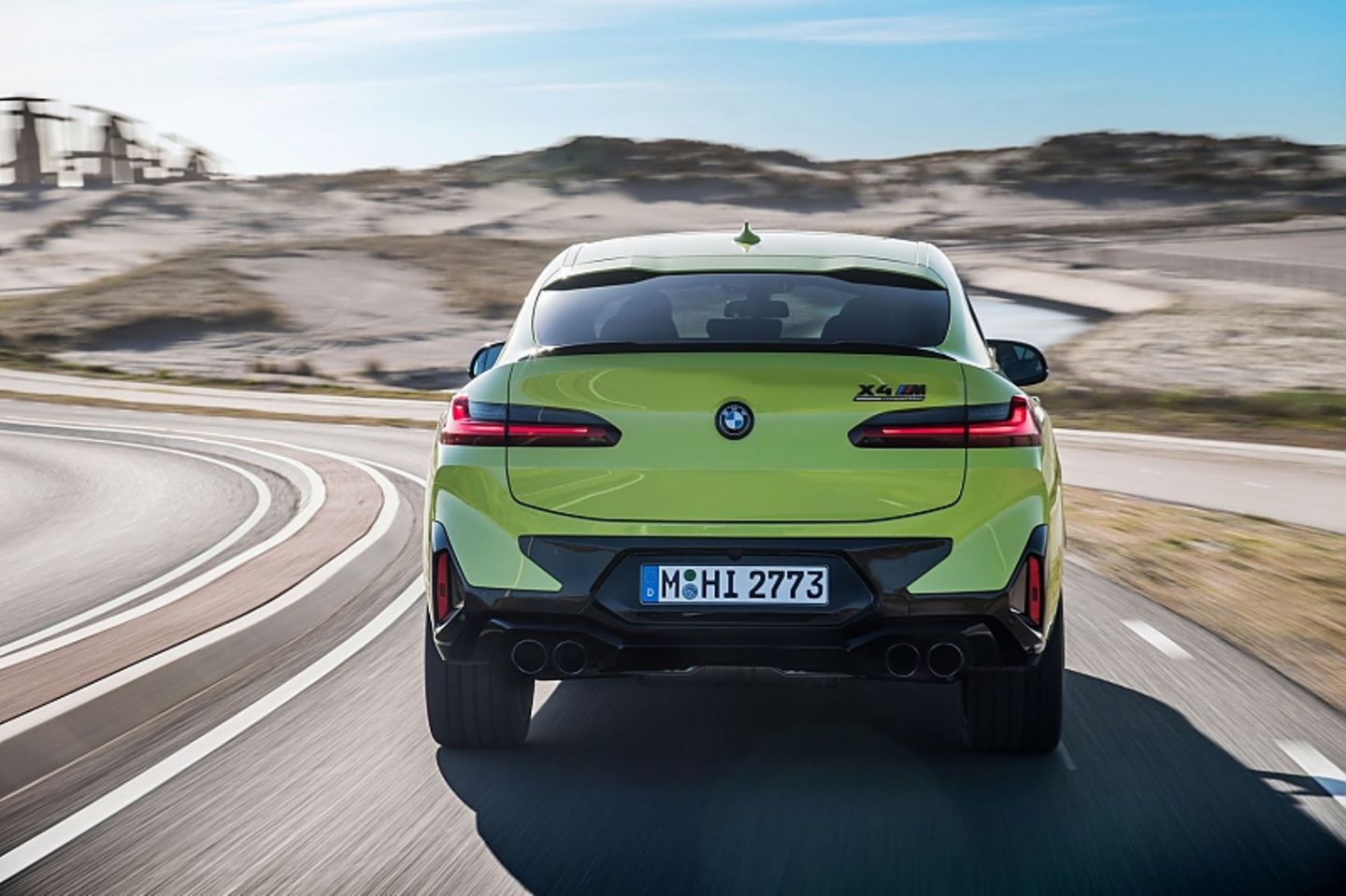 Extra-Spoiler beim BMW X4 M Competition