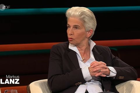 FDP-Politikerin Marie-Agnes Strack-Zimmermann in der ZDF-Sendung "Markus Lanz"