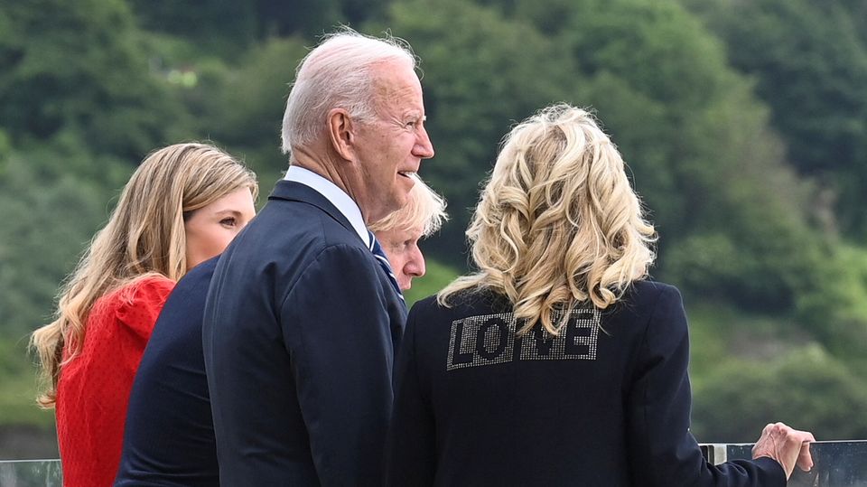 El presidente estadounidense Joe Biden y la primera dama Jill Biden