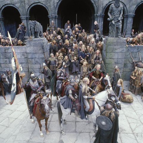 Festung Helms Klamm in Herr der Ringe.