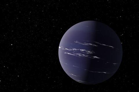 Künstlerische Darstellung von TOI-1231 b