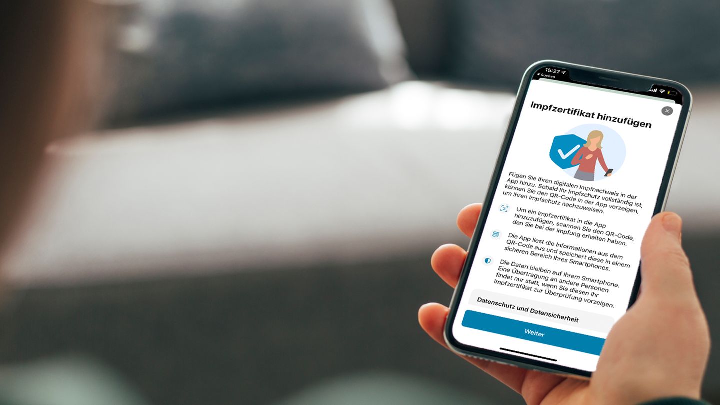 Auch in der Corona-Warn-App lassen sich nun Impfzertifikate hinterlegen