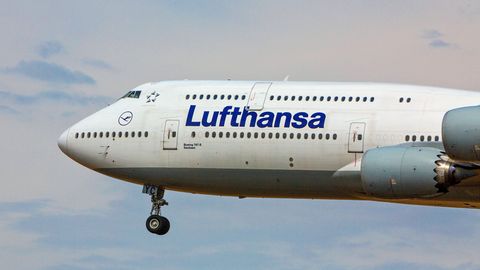 Boeing 747-8 der Lufthansa.