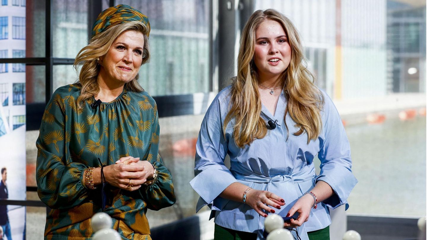 Königin Maxima und ihre Tochter, Kronprinzessin Amalia der Niederlande