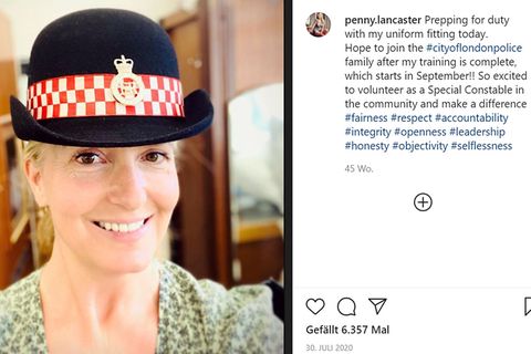 Penny Lancaster: Frau von Rod Stewart arbeitet jetzt als Polizistin