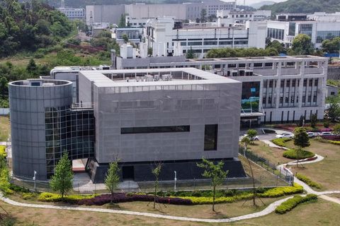 Labor des Virologie-Instituts im chinesischen Wuhan
