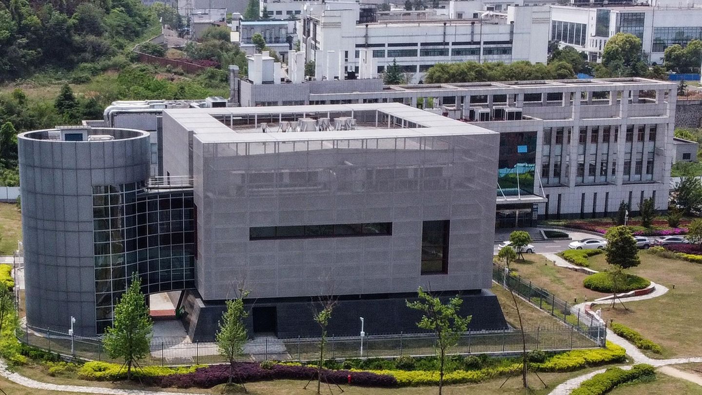 Labor des Virologie-Instituts im chinesischen Wuhan