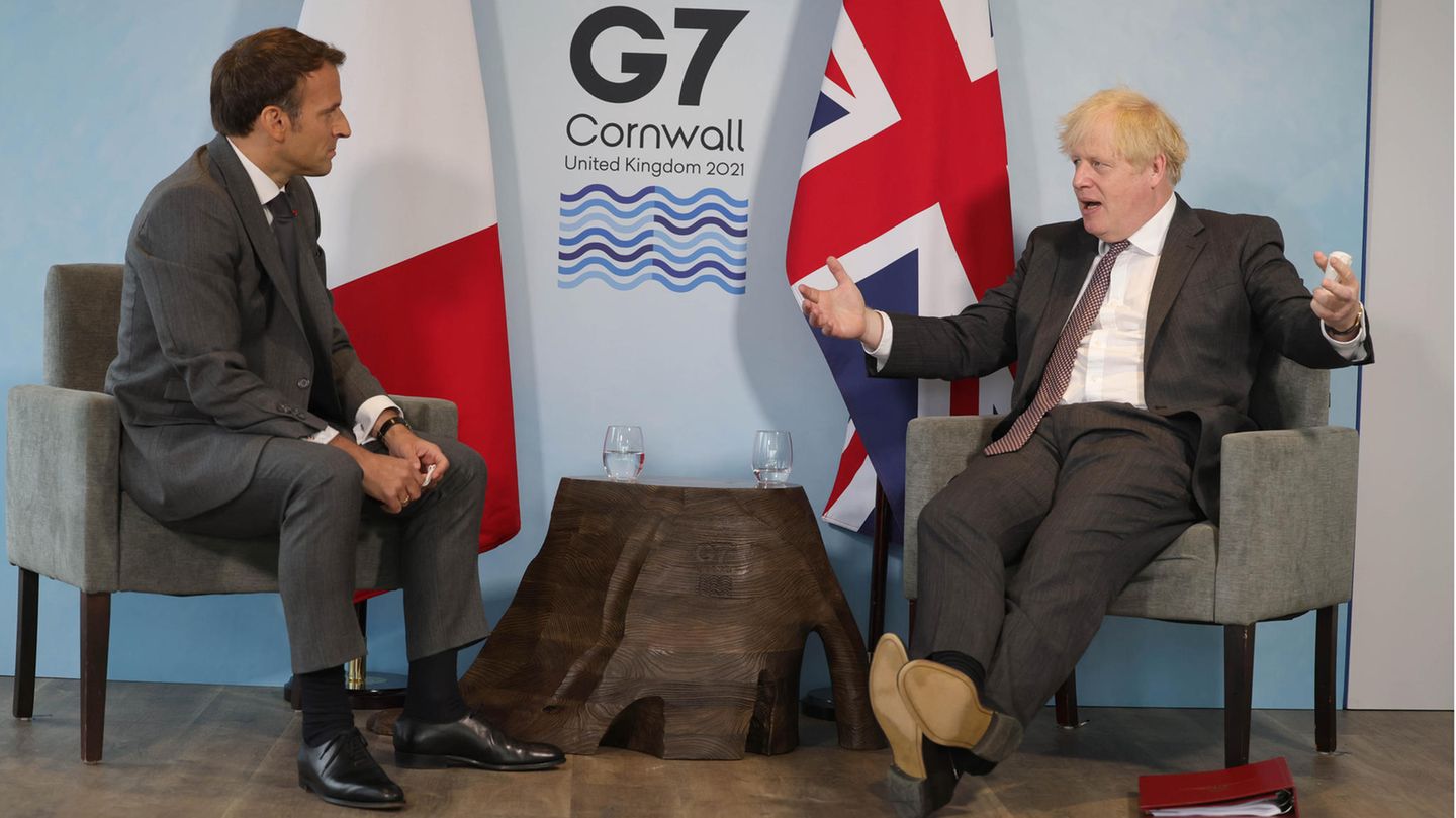 Macron und Johnson