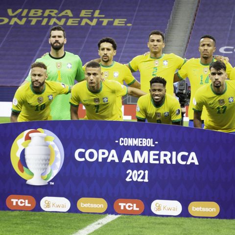 Die brasilianische Nationalmannschaft bei der Copa America