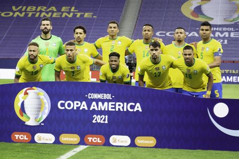 Die brasilianische Nationalmannschaft bei der Copa America