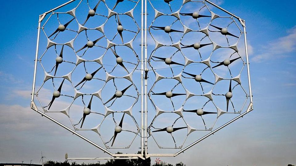 MiniWindkraftanlage benötigt kaum Wind und erzeugt effektiv Strom