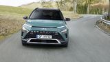 Dank der 48-Volt Mildhybridisierung und der elektronisch geregelte Kupplung, segelt der Hyundai Bayon