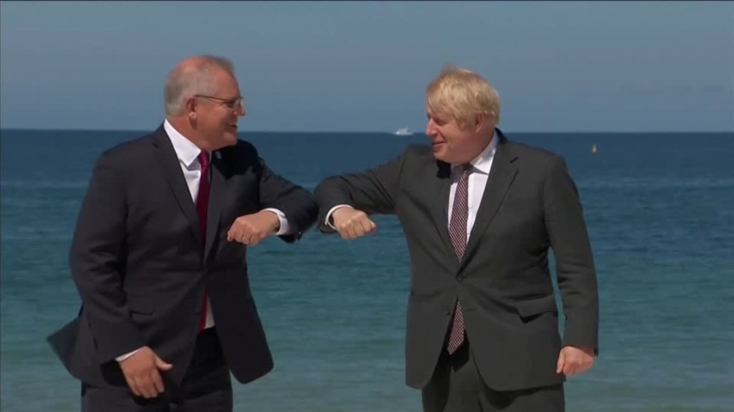 Video: First trade pact after leaving the EU: Johnson and Morrison agree on free trade agreements