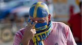 EM 2021: Schwedischer Fußball-Fan