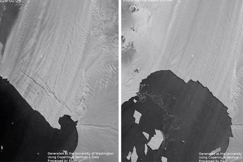 Eisschelf in der Antarktis schmilzt schneller als Forscher bisher annahmen