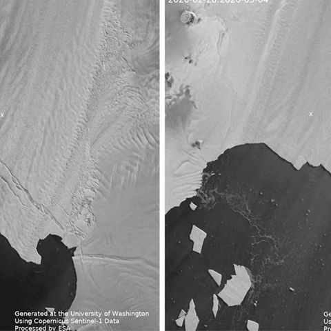 Eisschelf in der Antarktis schmilzt schneller als Forscher bisher annahmen