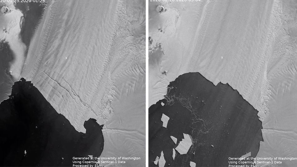 Eisschelf in der Antarktis schmilzt schneller als Forscher bisher annahmen