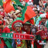 Unter den 67.000 Zuschauern befanden sich auch zahlreiche portugiesische Fans