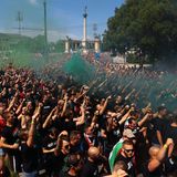 Die Fußballparty sorgte bei manchen Beobachtern für Kritik...