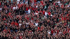 Voll besetzte Ränge im Budapester EM-Stadion, von Abstand und Masken ist nichts zu sehen