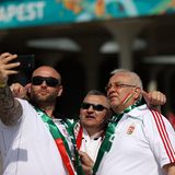 Selfie vor dem Budapester EM-Stadion