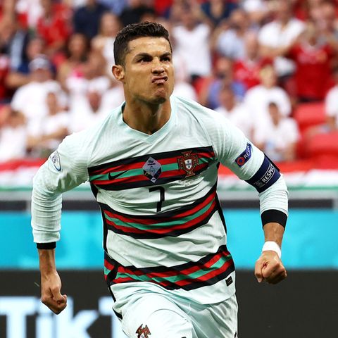 Christiano Ronaldo dreht grimmig zum Torjubel ab