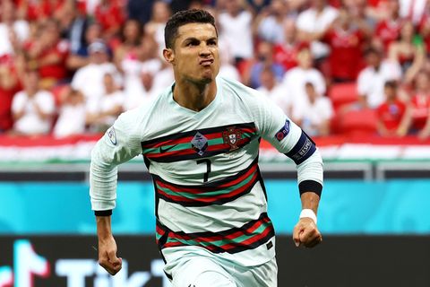 Christiano Ronaldo dreht grimmig zum Torjubel ab