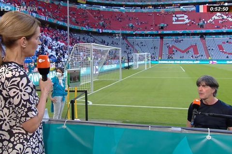 Jogi Löw im ZDF-Interview mit Katrin Müller-Hohenstein