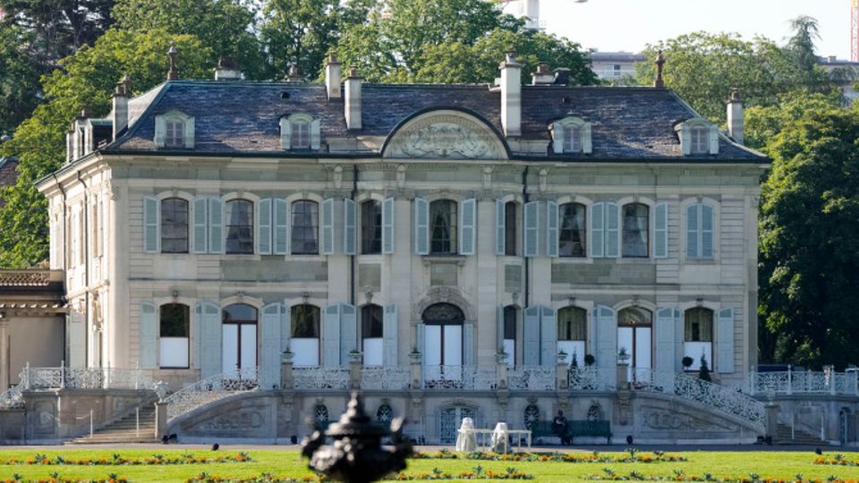 Schweiz, Genf: Joe Biden und Waldimir Putin werden sich in der Villa La Grange treffen