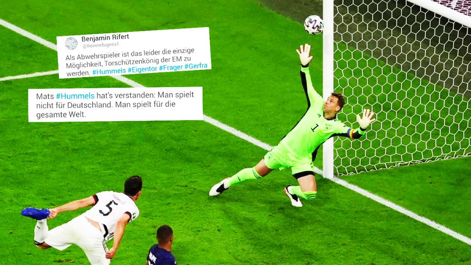 „Ein Eigentor ist besser als gar kein Tor“ - Deutschland verliert Auftaktspiel bei der EM Mats Hummels schießt ein Eigentor