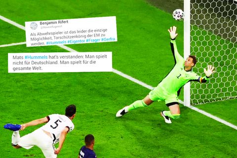 Mats Hummels schießt ein Eigentor