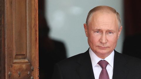 Genf: Wladimir Putin kommt zum Treffen mit Joe Biden an.