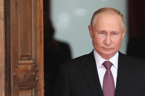 Genf: Wladimir Putin kommt zum Treffen mit Joe Biden an.